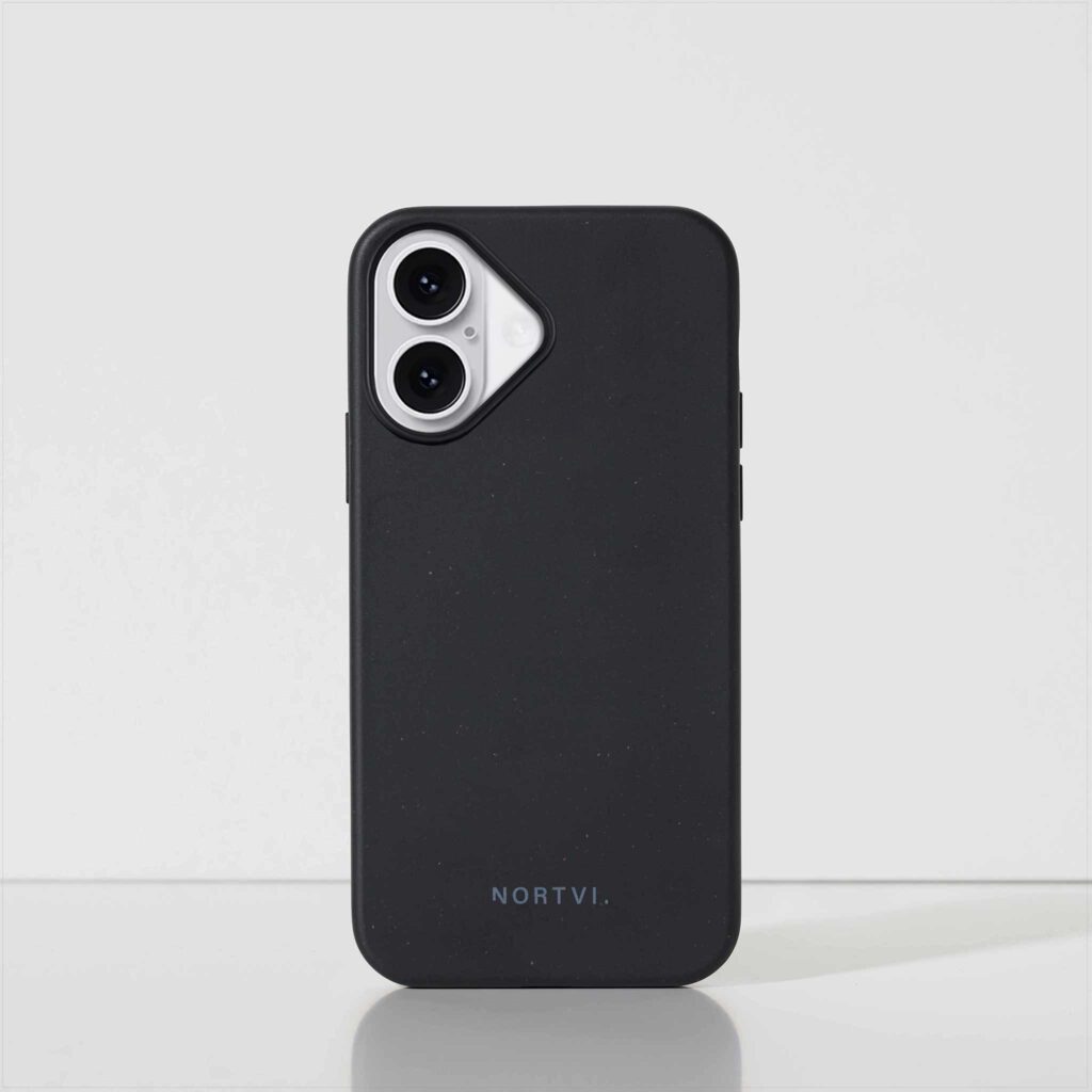 iPhone 16 Case | NORTVI | Black | Sustainable & Premium